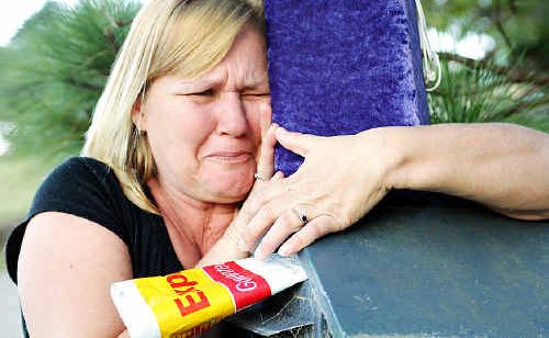 Davina Clark, who found an envelope with her late father’s ashes in it in her mailbox, has not paid the funeral director. Davina Clark, who found an envelope with her late father’s ashes in it in her mailbox, has not paid the funeral director.